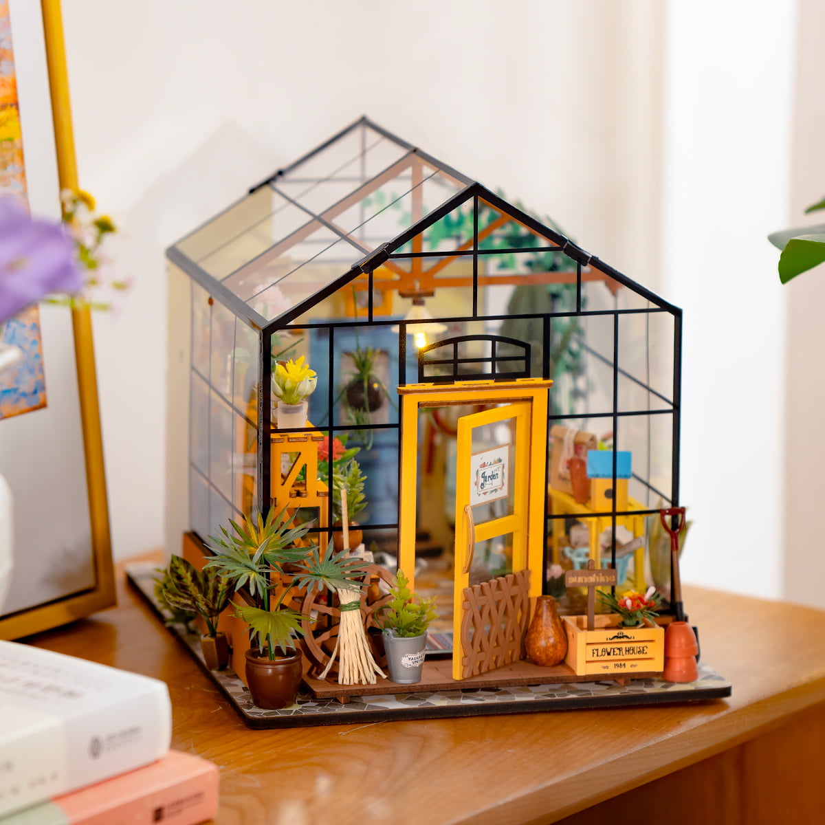 Maison miniature à faire soi-même Rolife Cathy's Flower House DG104
