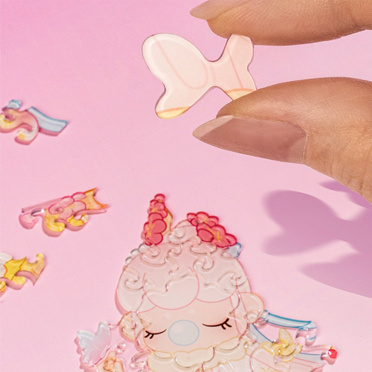 Rolife Rose Sniffing Acryl Puzzle Nachtlicht PTY002