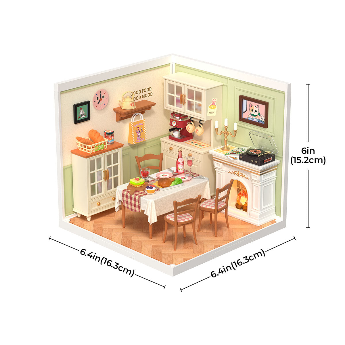 Rolife Super Creator Plastic Diy Mini House 3 in 1 L-vorm