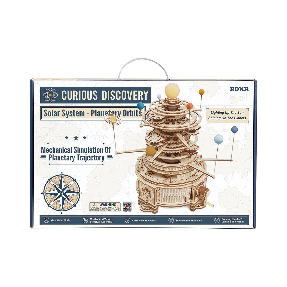 Puzzle 3D en bois ROKR Mechanical Orrery ST001 